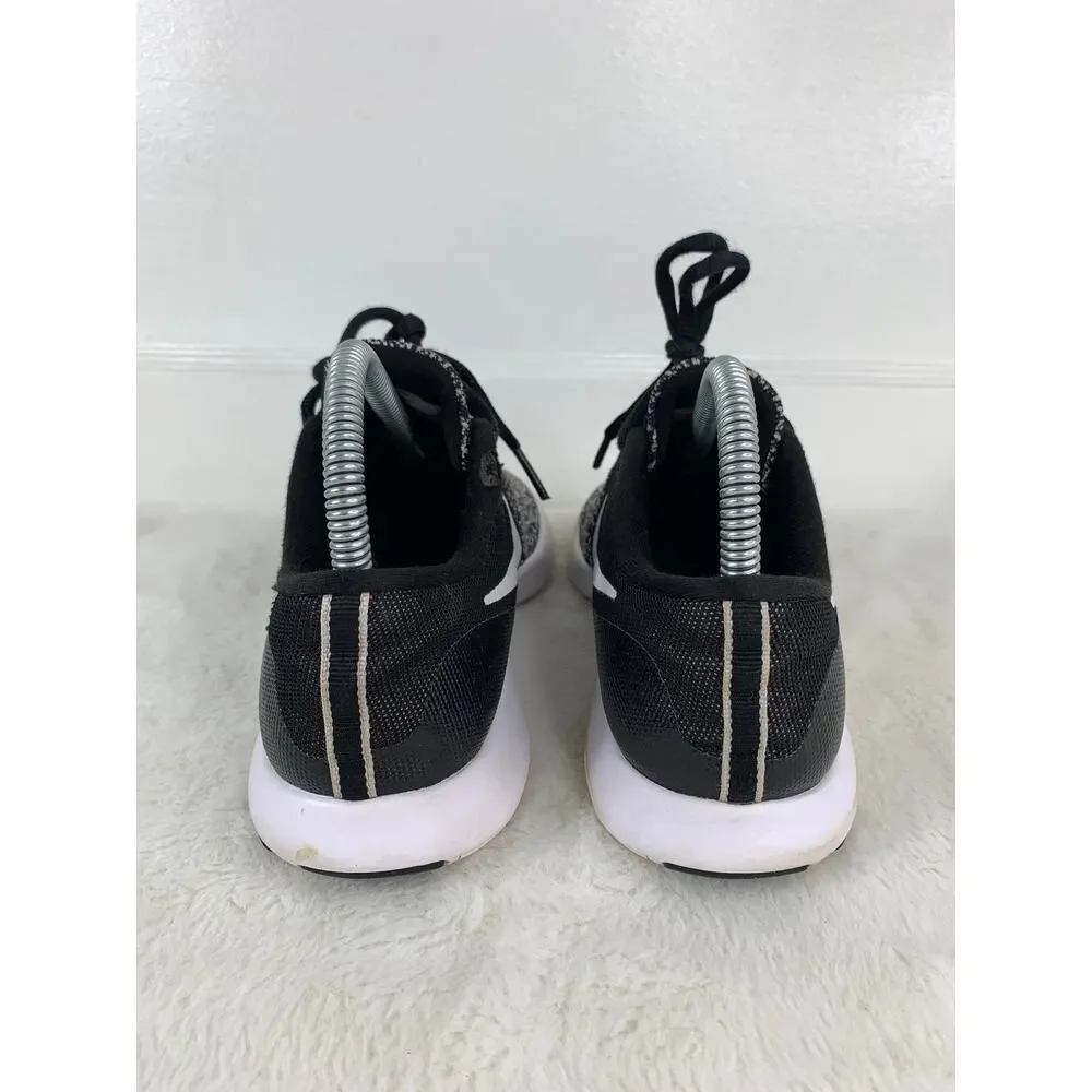 Nike Flex Contact Women’s Size 6.5 Black White Oreo Workout Shoes 908995-002